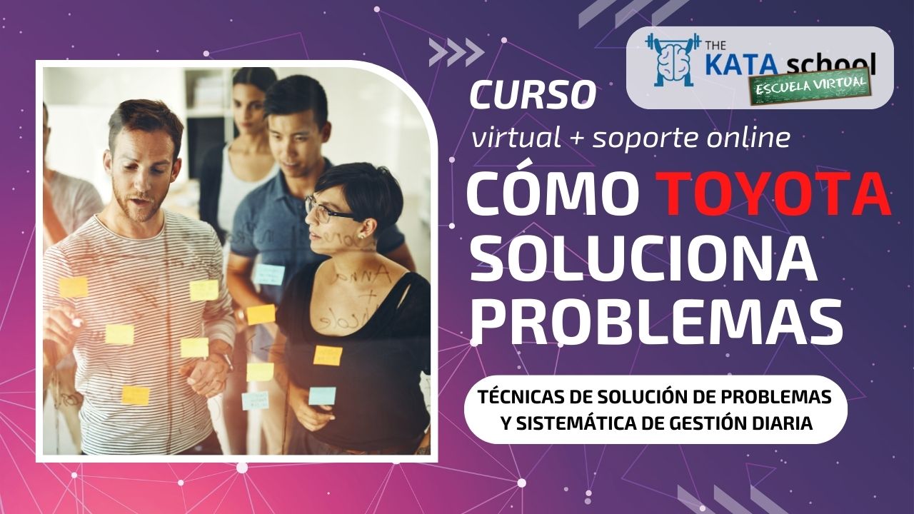 Curso online y soporte online para aprender cómo solucionar problemas con el método Lean Toyota