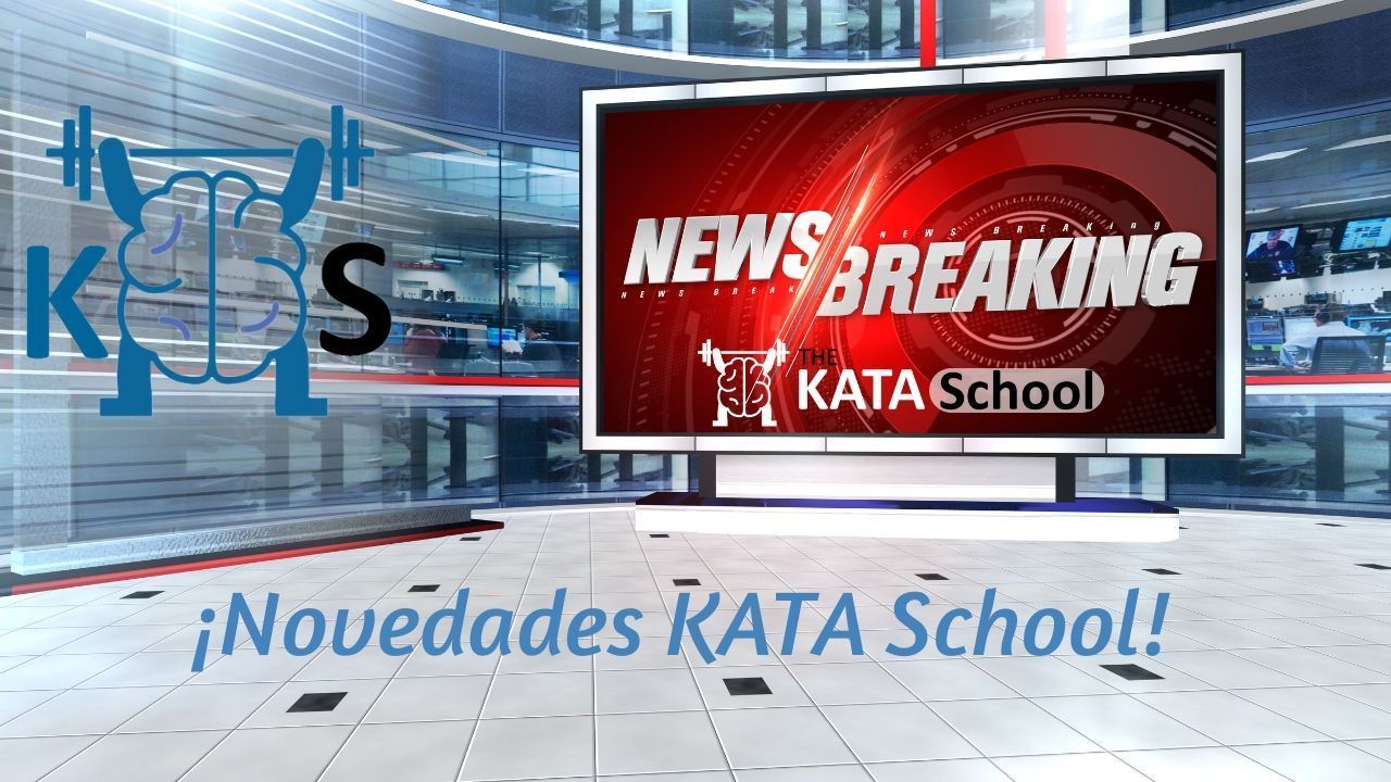 Televisión en una sala con curso de Lean Manufacturing de The Kata School